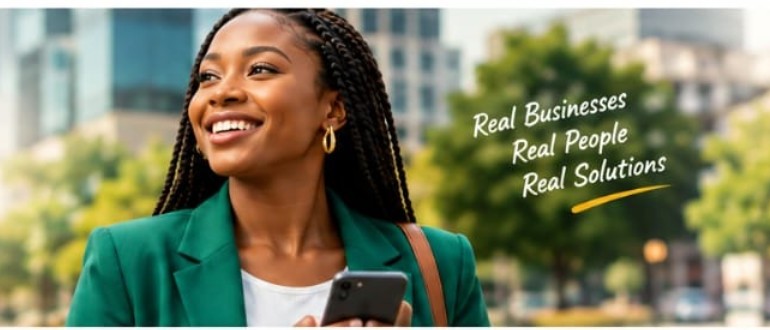 Customer discovering businesses in Nigeria